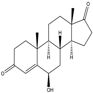 6alpha-Hydroxy-Androst-4-Ene-3,17-Dione, CAS No. 63-00-3, YSCP-089