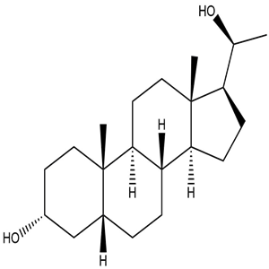 5beta-Pregnane-3alpha,20alpha-Diol (Pregnanediol), CAS No. 80-92-2, YSCP-070