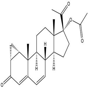 17-Hydroxy-1a,2a-methylenepregna-4,6-diene-3,20-dione acetate, CAS No. 2701-50-0, YSCP-149