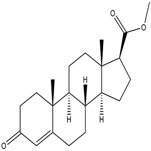 Methyl 3-oxo-4-androstene-17beta-carboxylate, CAS No. 2681-55-2, YSCP-183