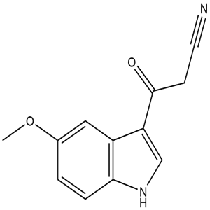 3-(5-Methoxy-1H-Indol-3-Yl)-3-Oxopropanenitrile, CAS No. 821009-89-6, YSPC-106