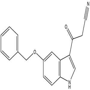 3-(5-Benzyloxyindol-3-yl)-3-oxopropanenitrile, YSPC-108