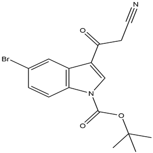 1-Boc-5-bromo-3-cyanoacetylindole, YSPC-113