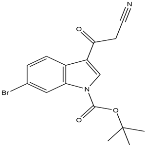 1-Boc-6-bromo-3-cyanoacetylindole, YSPC-114