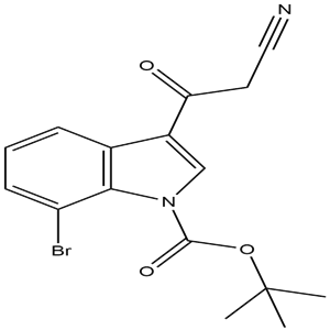 1-Boc-7-bromo-3-cyanoacetylindole, YSPC-115