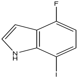 4-Fluoro-7-iodo-1H-indole, CAS No. 1000341-66-1, YSPC-126