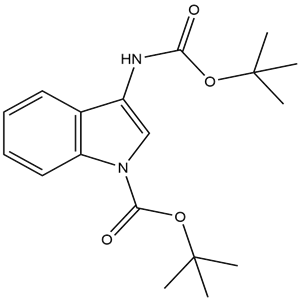 3-(TERT-BUTOXYCARBONYLAMINO)-1-(TERT-BUTOXYCARBONYL)INDOLE, CAS No. 1020722-08-0, YSPC-129