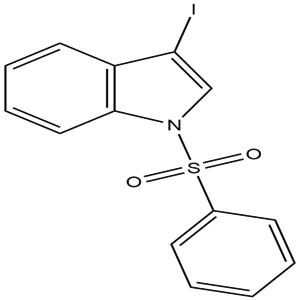 3-Iodo-1-(phenylsulfonyl)indole, CAS No. 80360-14-1, YSPC-147