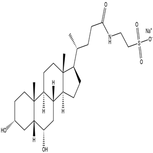 Taurohyodeoxycholic acid sodium salt hydrate, CAS No. 110026-03-4, YCP2191