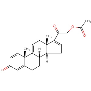 21-(Acetyloxy)-pregna-1,4,9(11),16-tetraene-3,20-dione, CAS No. 37413-91-5, YCP2670