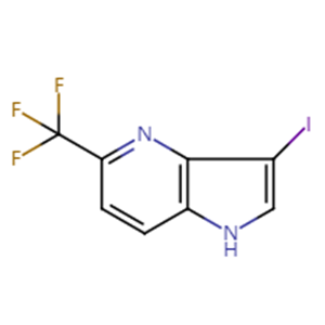 3-Iodo-5-(trifluoromethyl)-1H-pyrrolo[3,2-b]pyridine, CAS No. 1190320-21-8, YSPC-192