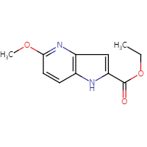 5-Methoxy-1H-pyrrolo[3,2-b]pyridine-2-carboxylic acid ethyl ester, CAS No. 17322-90-6, YSPC-199