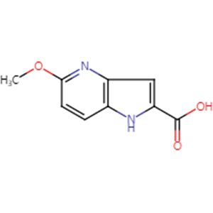 5-Methoxy-1H-pyrrolo[3,2-b]pyridine-2-carboxylic acid, CAS No. 17288-33-4, YSPC-200