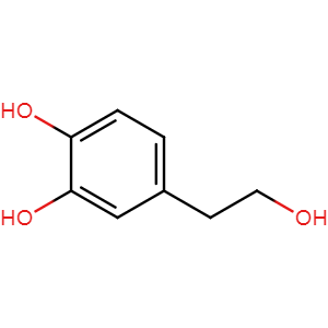 Hydroxytyrosol (3,4-Dihydroxyphenylethanol), CAS No. 10597-60-1, YCP0560