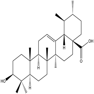 Ursolic acid, CAS No. 77-52-1, YCP1088