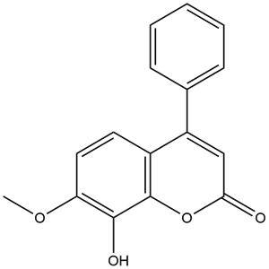 8-Hydroxy-7-methoxy-4-phenyl-2H-chromen-2-one, CAS No. 24258-36-4, YCP2121