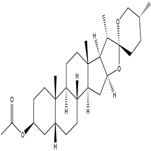 Smilagenin acetate, CAS No. 4947-75-5, YCP2337